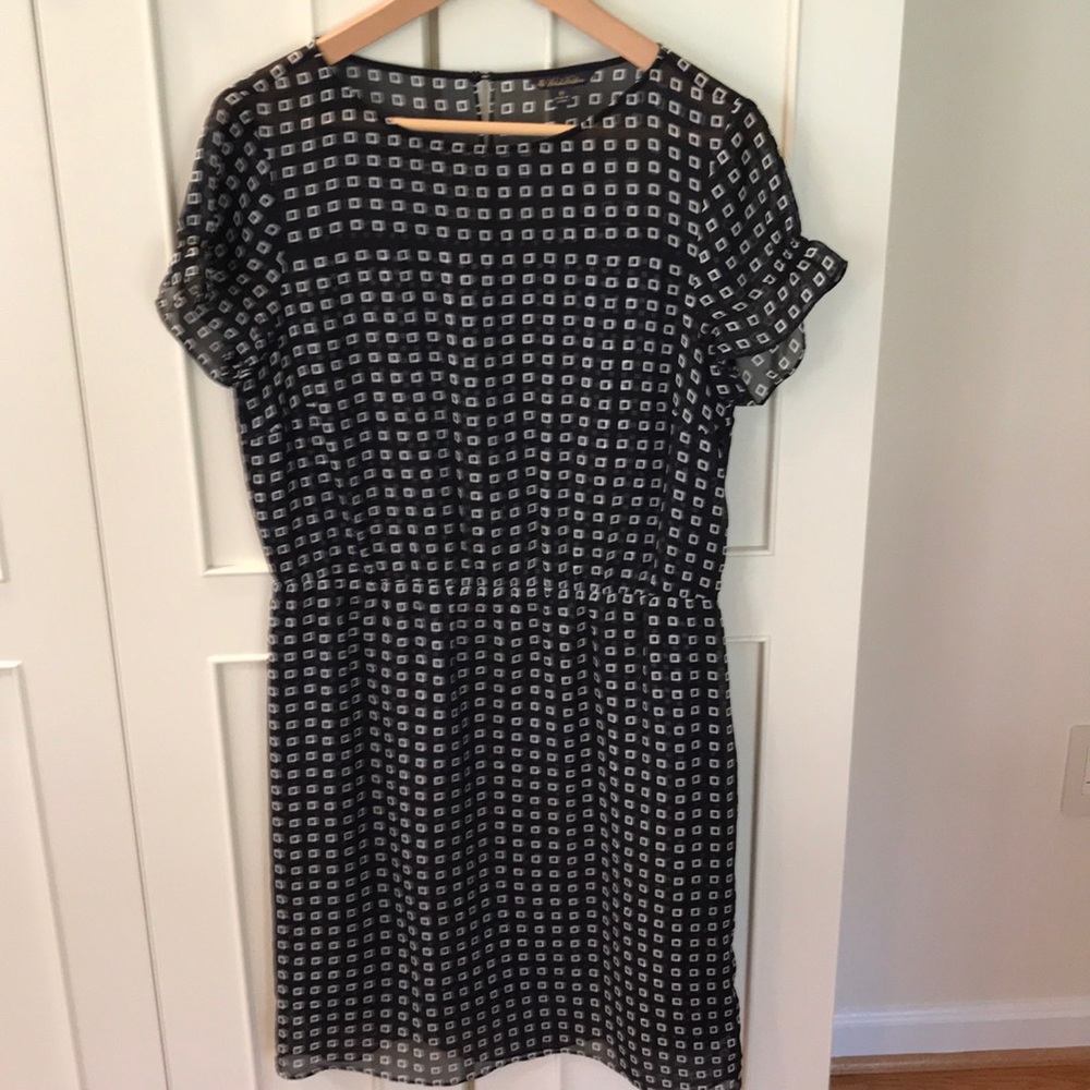 Short silk dress